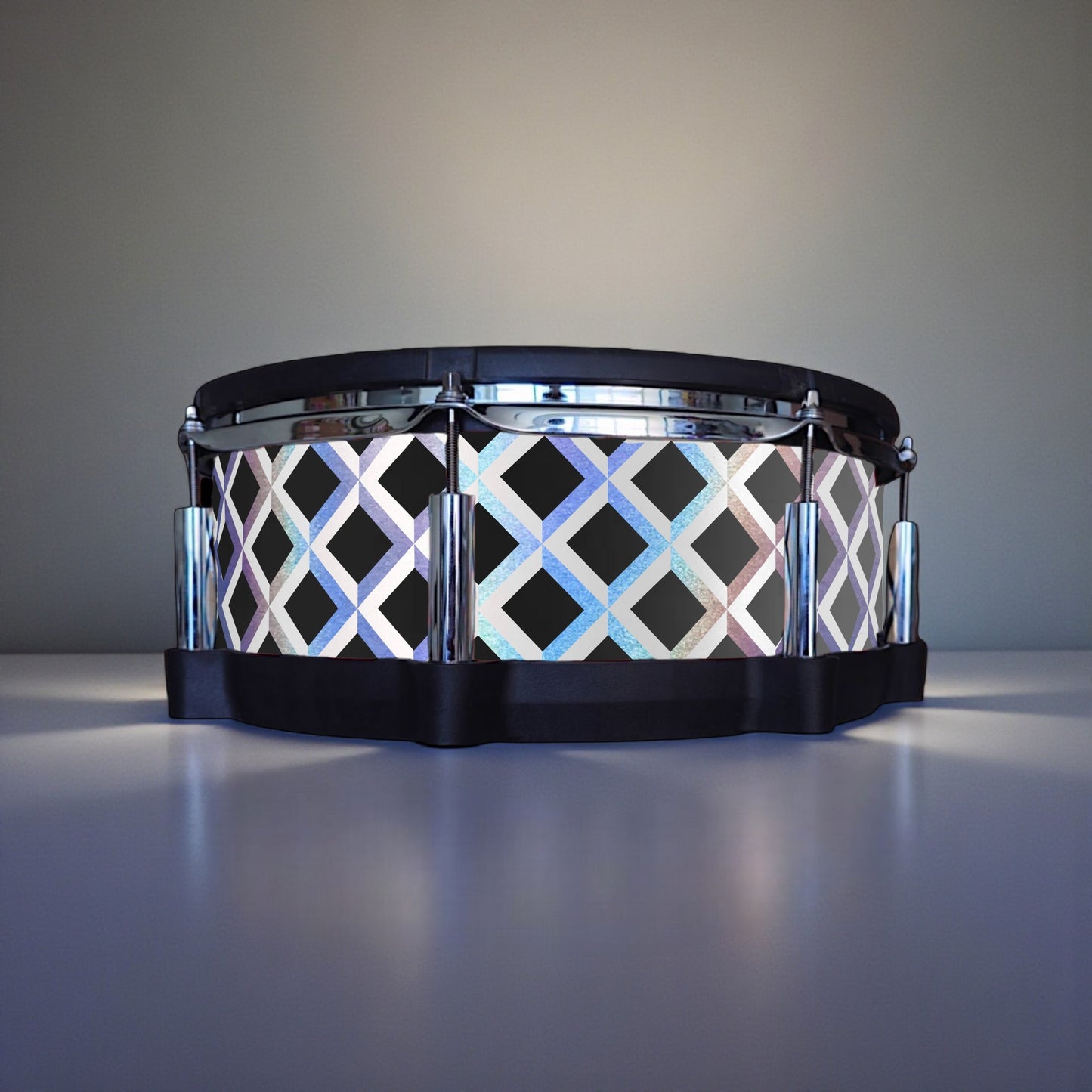 3D Tile Drum Wrap (White Base)