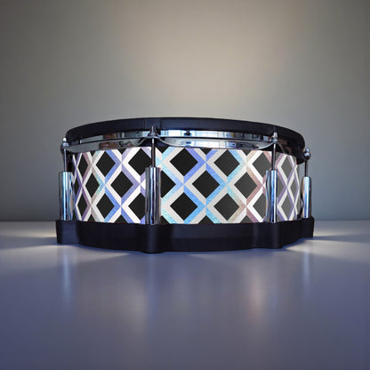 3D Tile Drum Wrap (White Base)