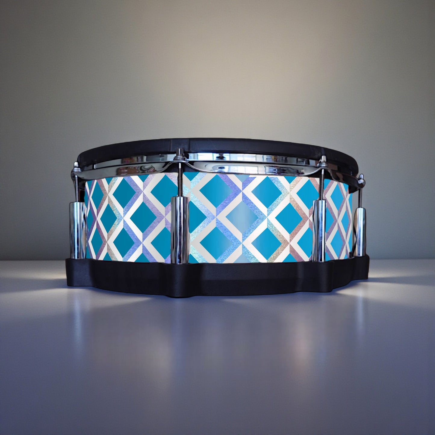 3D Tile Drum Wrap (White Base)