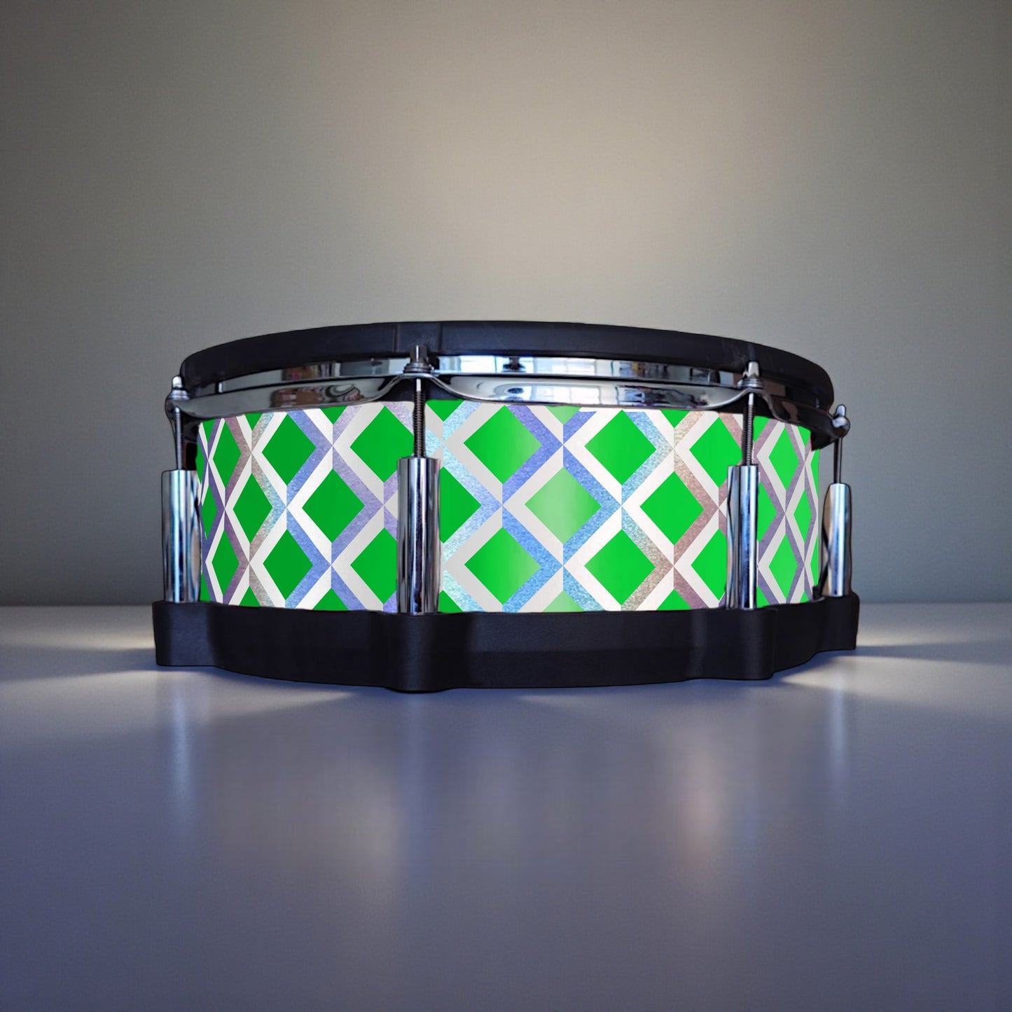 3D Tile Drum Wrap (White Base)