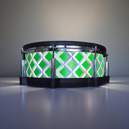 3D Tile Drum Wrap (White Base)