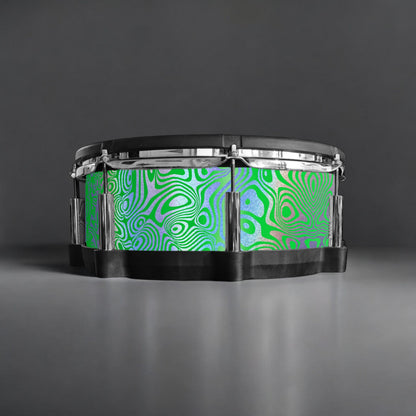 Psychedelic Swirl Drum Wrap