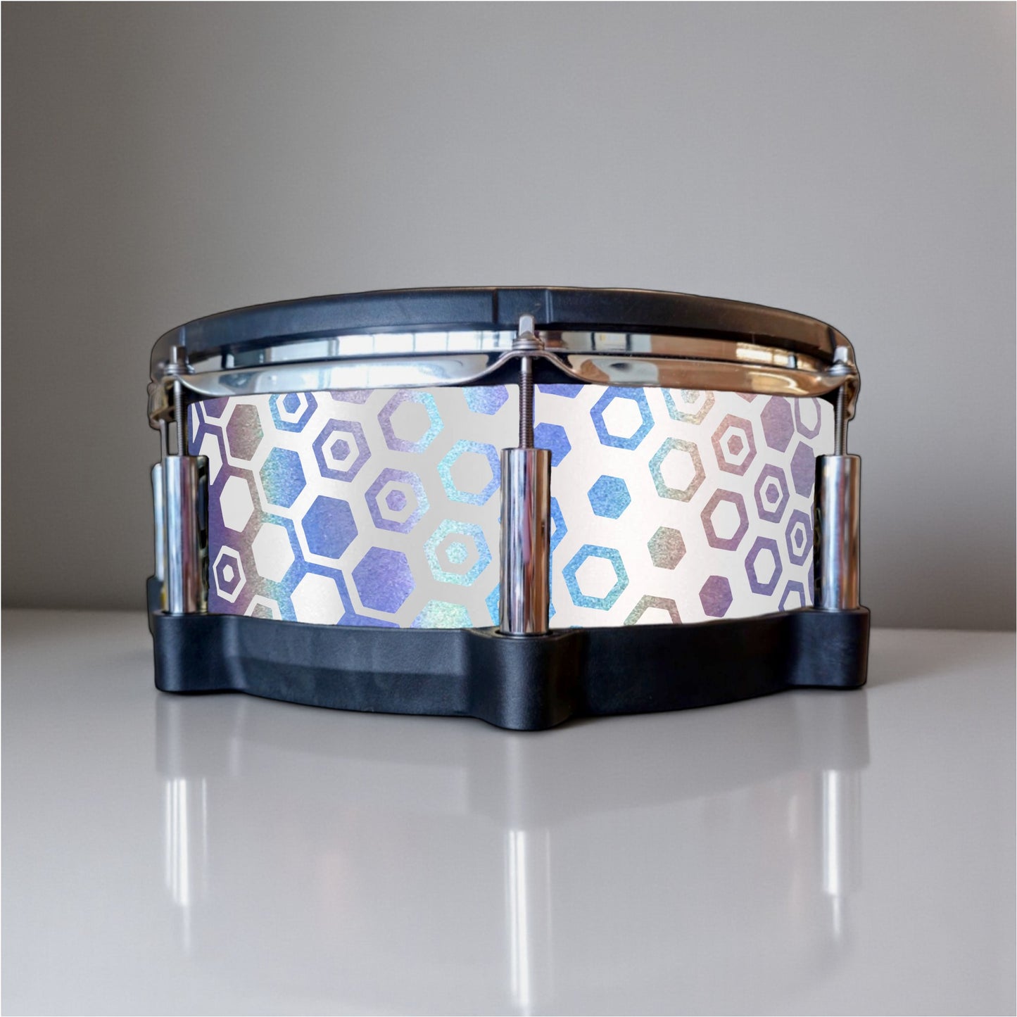 Hexagonal Fade Drum Wrap