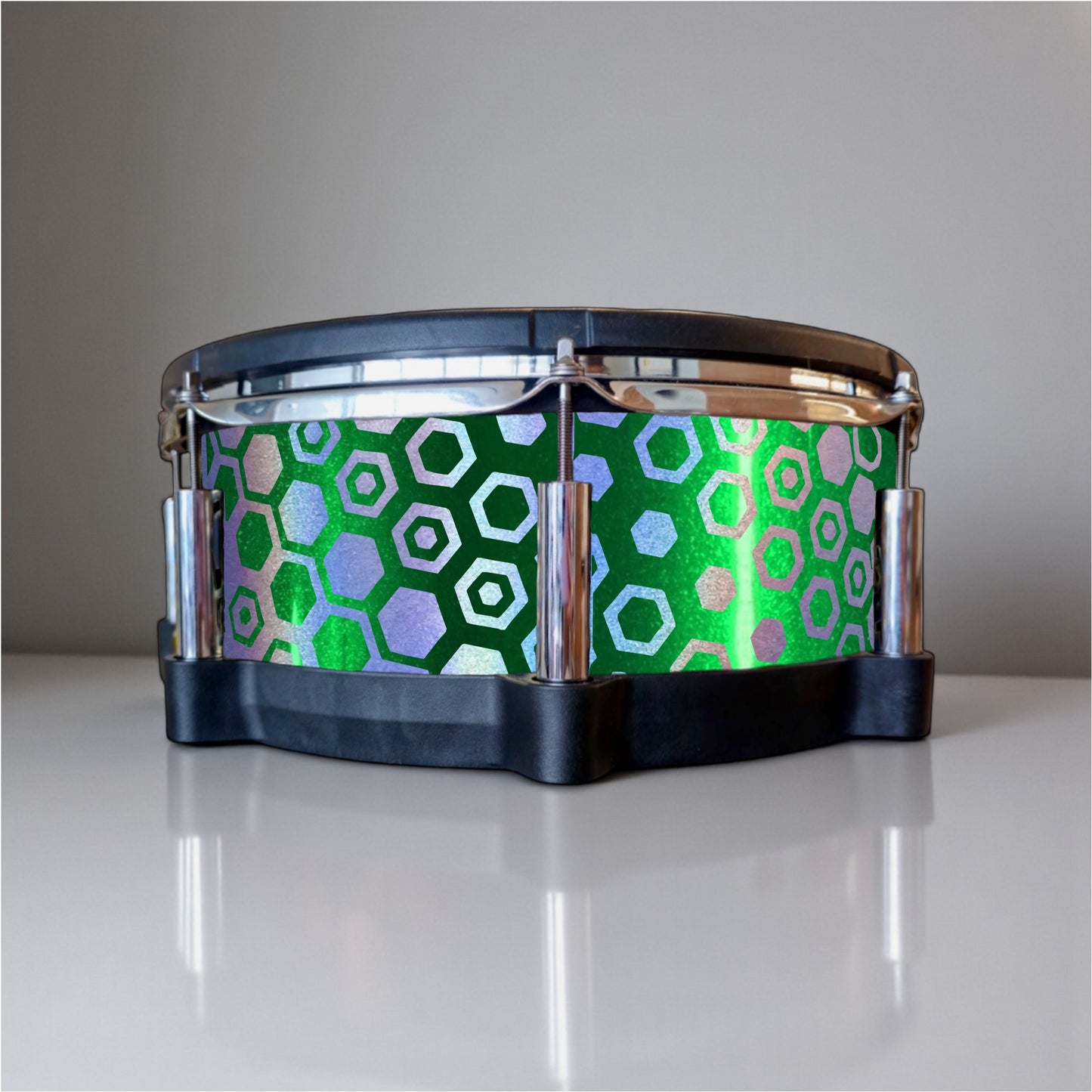 Hexagonal Fade Drum Wrap