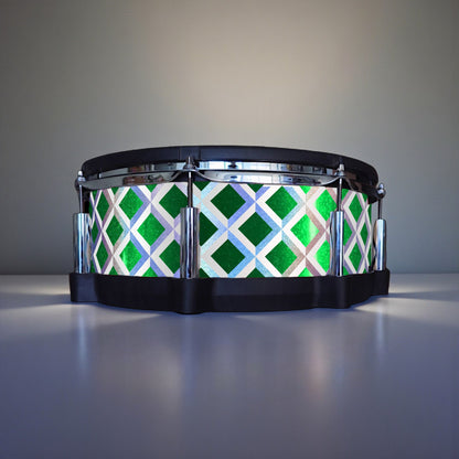 3D Tile Drum Wrap (White Base)