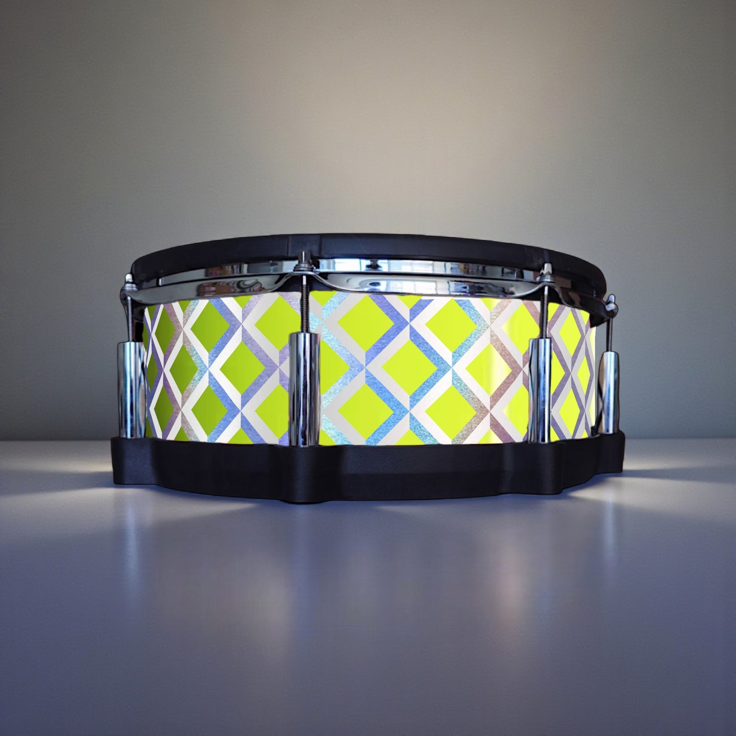 3D Tile Drum Wrap (White Base)