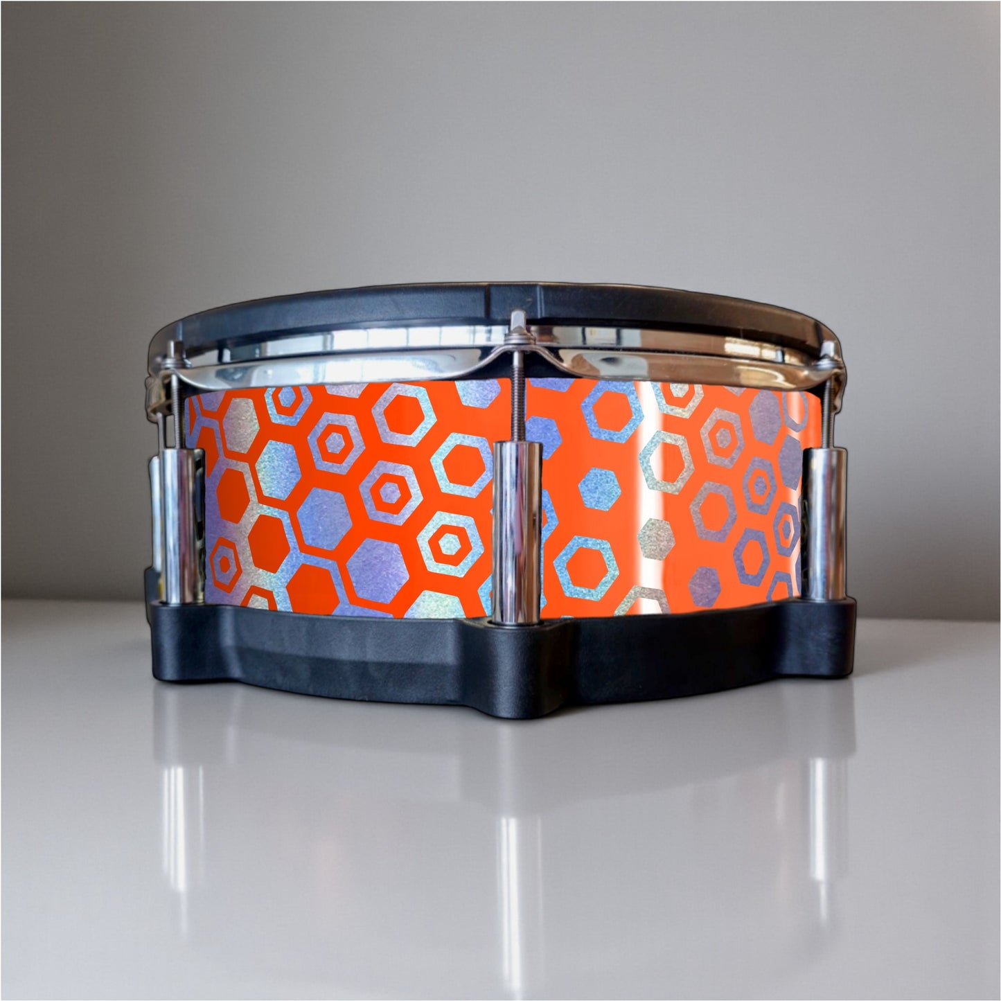 Hexagonal Fade Drum Wrap