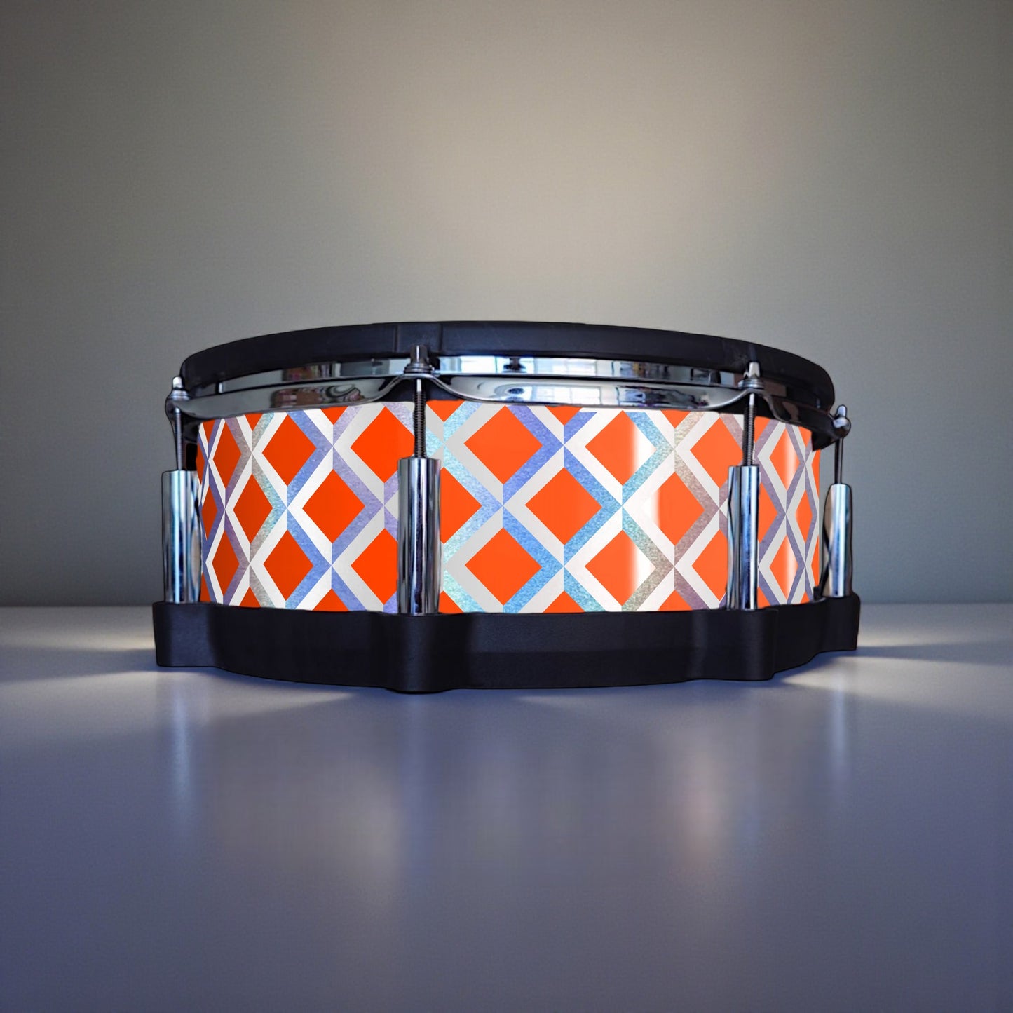 3D Tile Drum Wrap (White Base)