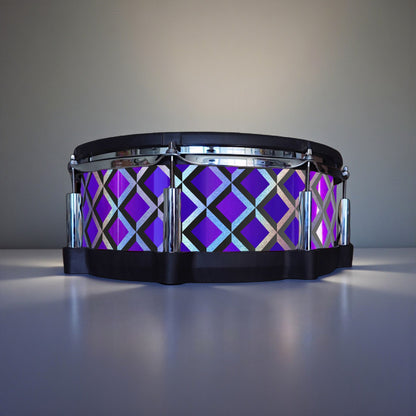 3D Tile Drum Wrap (Black Base)