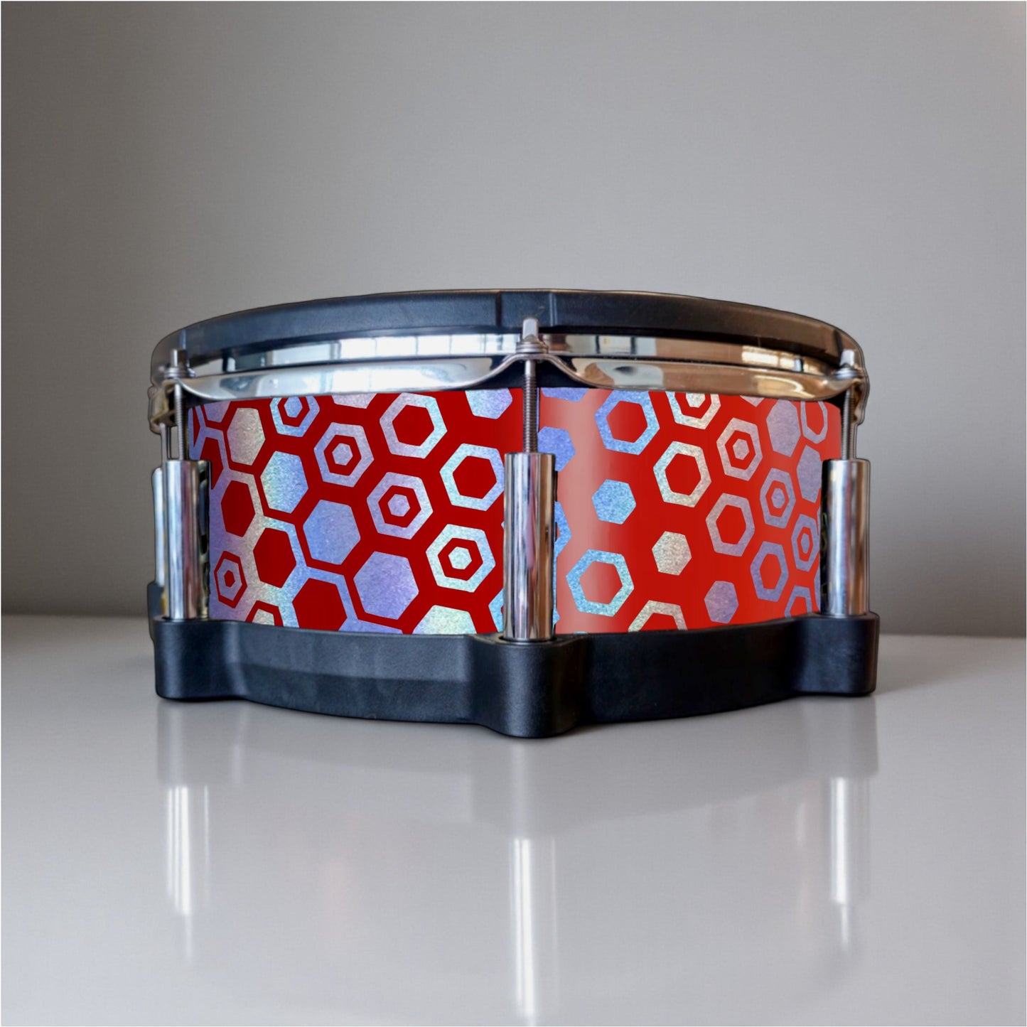 Hexagonal Fade Drum Wrap