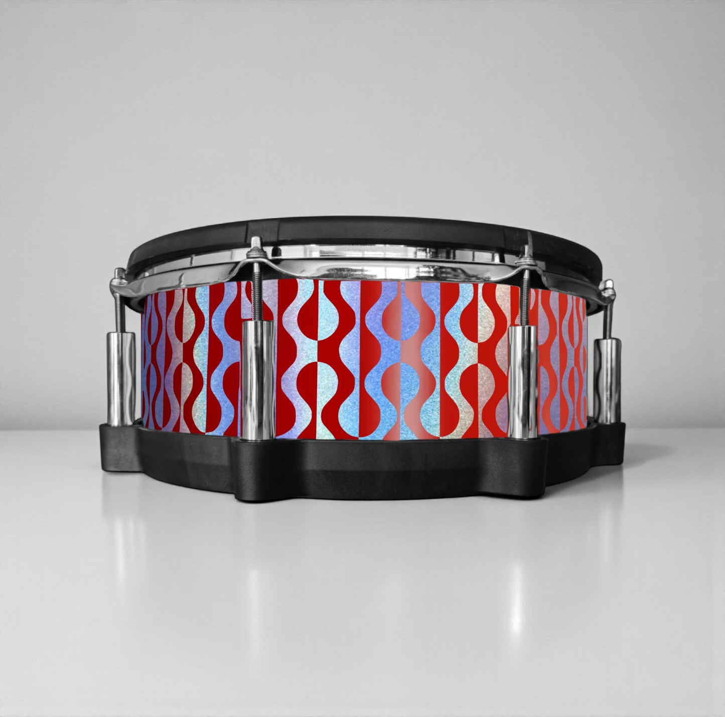 Negative Circles Drum Wrap