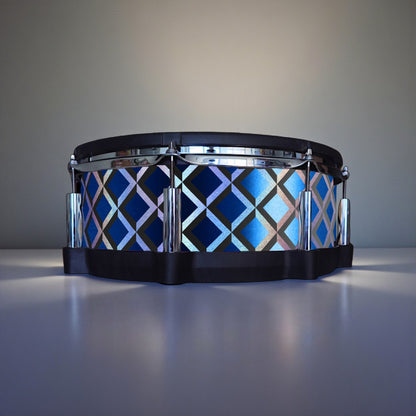 3D Tile Drum Wrap (Black Base)