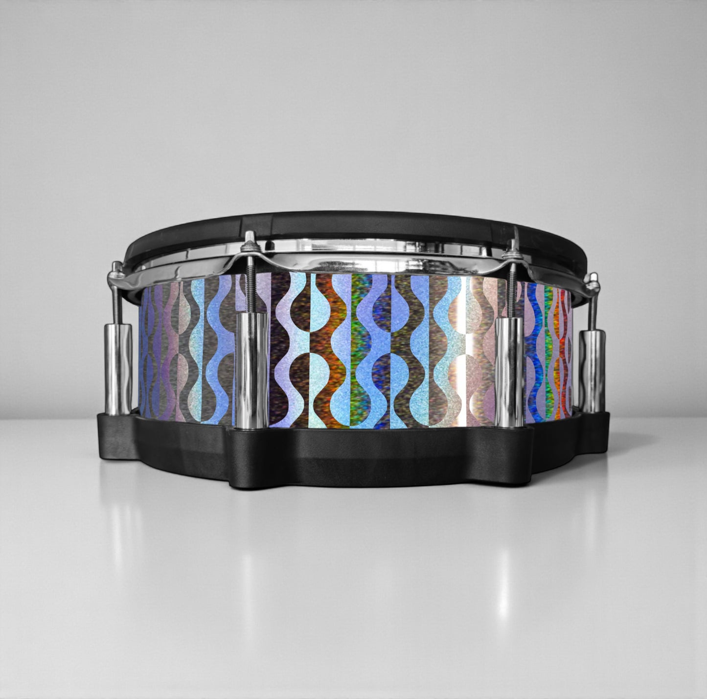 Negative Circles Drum Wrap