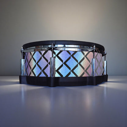 3D Tile Drum Wrap (Black Base)