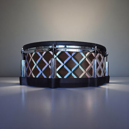 3D Tile Drum Wrap (Black Base)