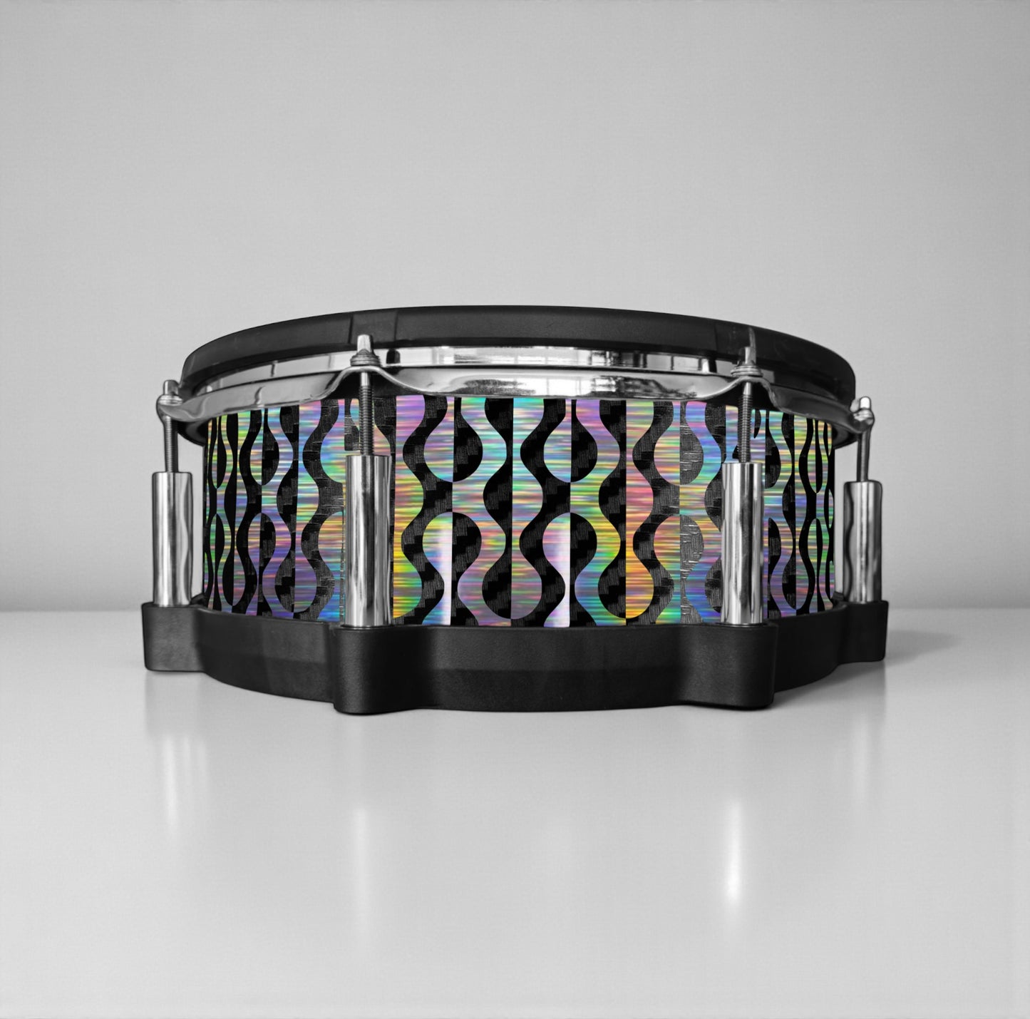 Negative Circles Drum Wrap