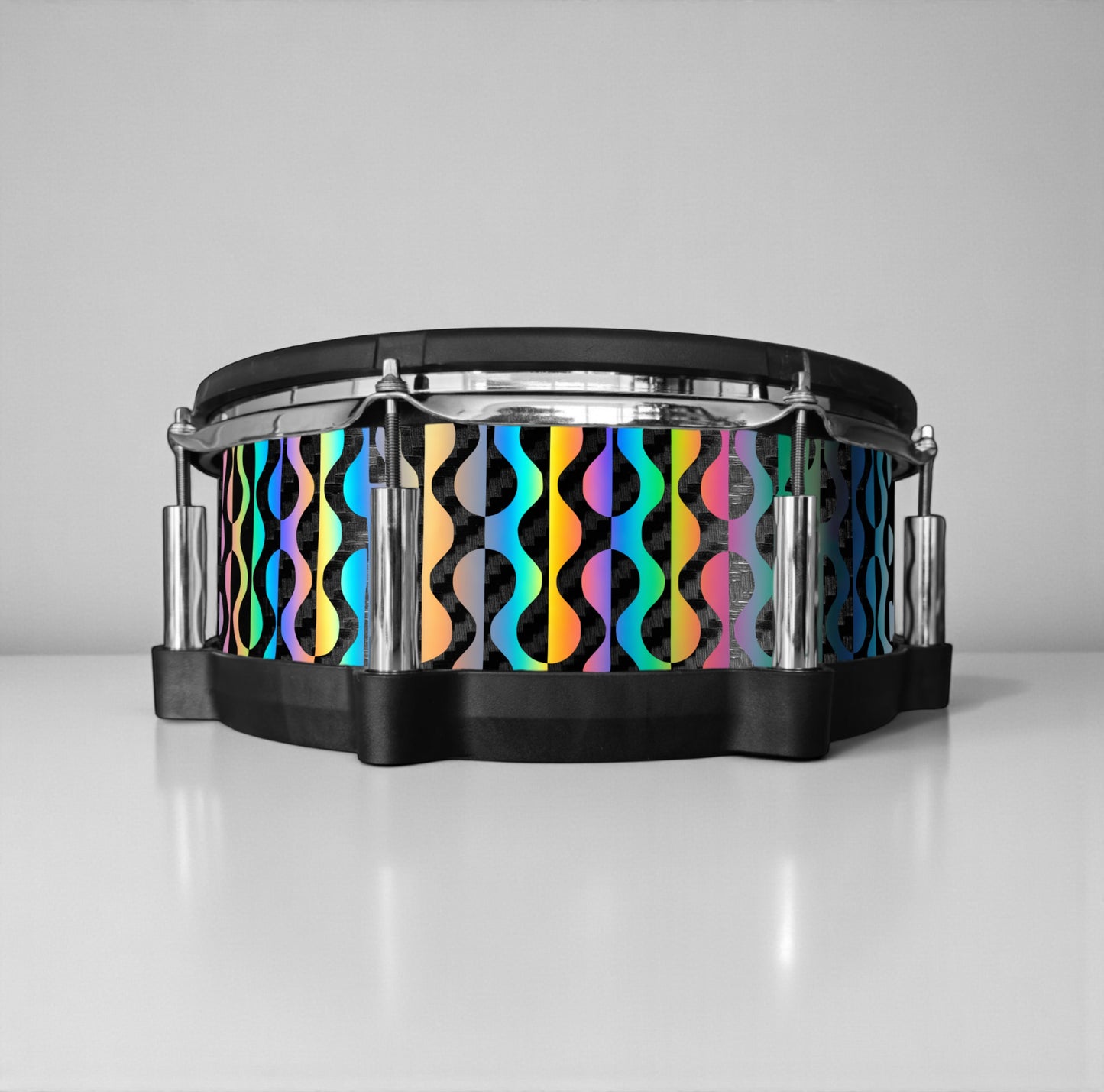 Negative Circles Drum Wrap