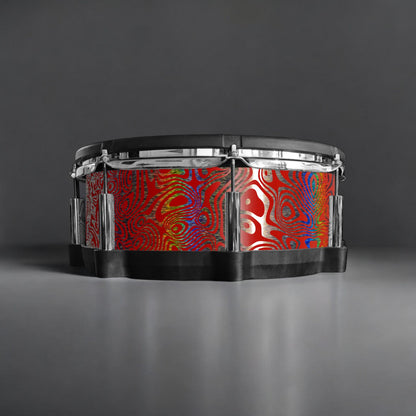 Psychedelic Swirl Drum Wrap