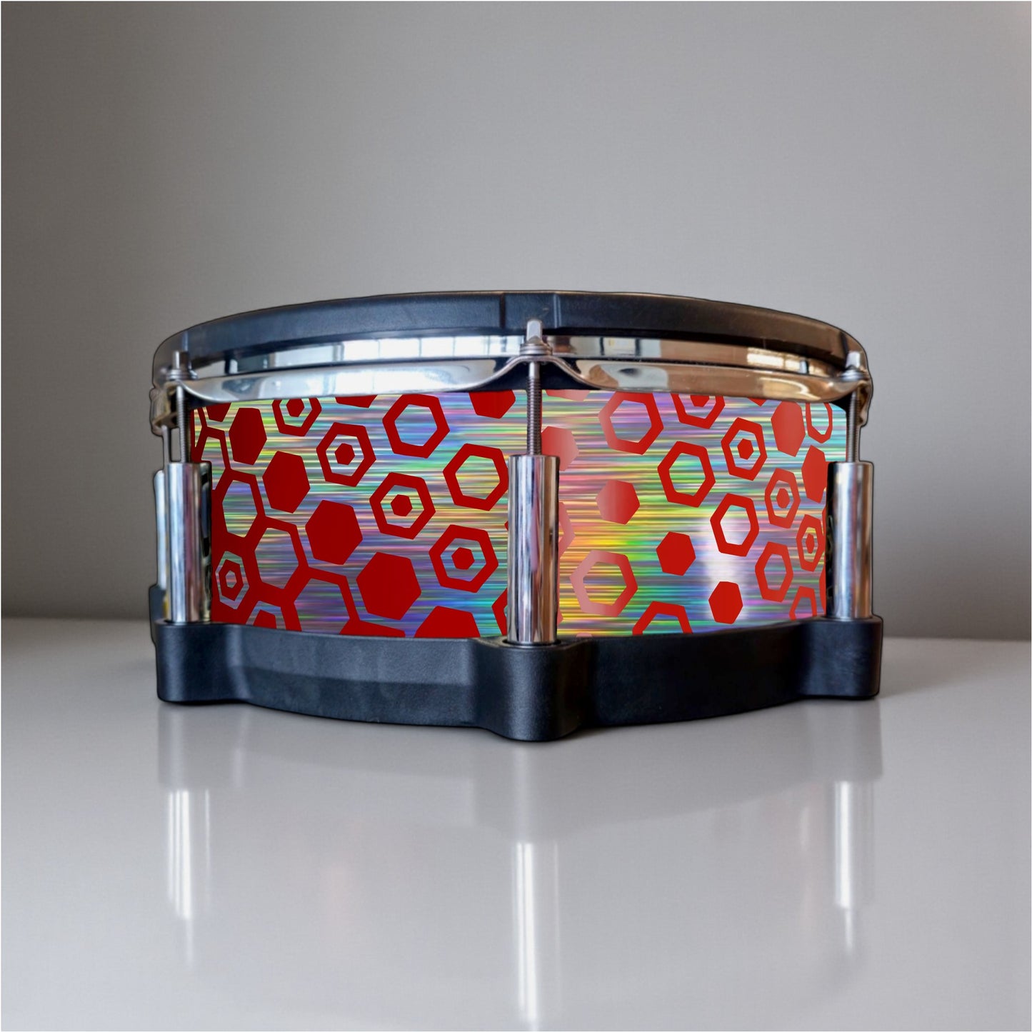 Hexagonal Fade Drum Wrap