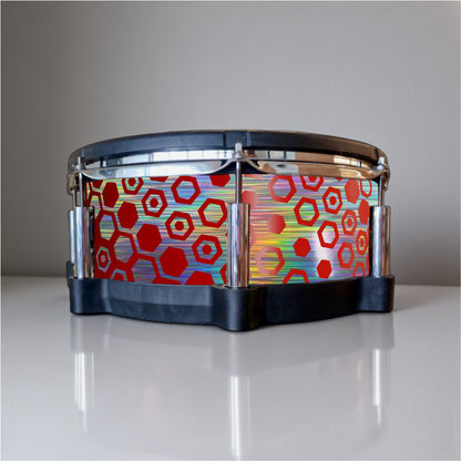 Hexagonal Fade Drum Wrap