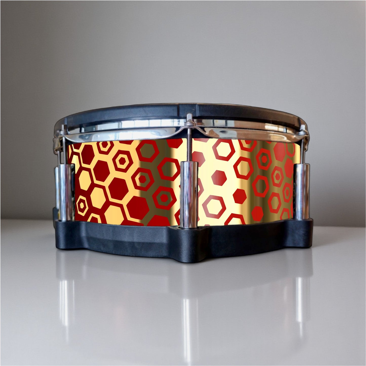 Hexagonal Fade Drum Wrap