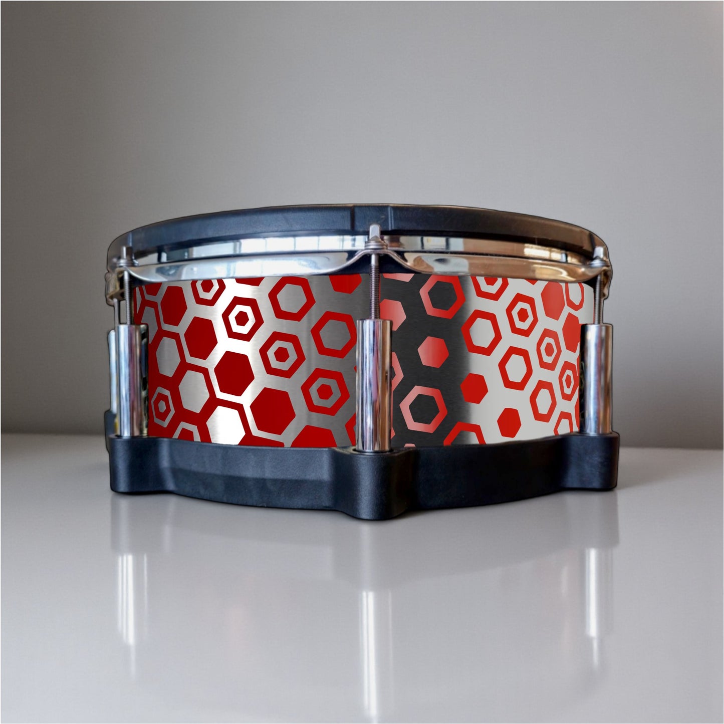 Hexagonal Fade Drum Wrap