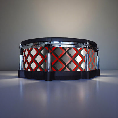 3D Tile Drum Wrap (Black Base)