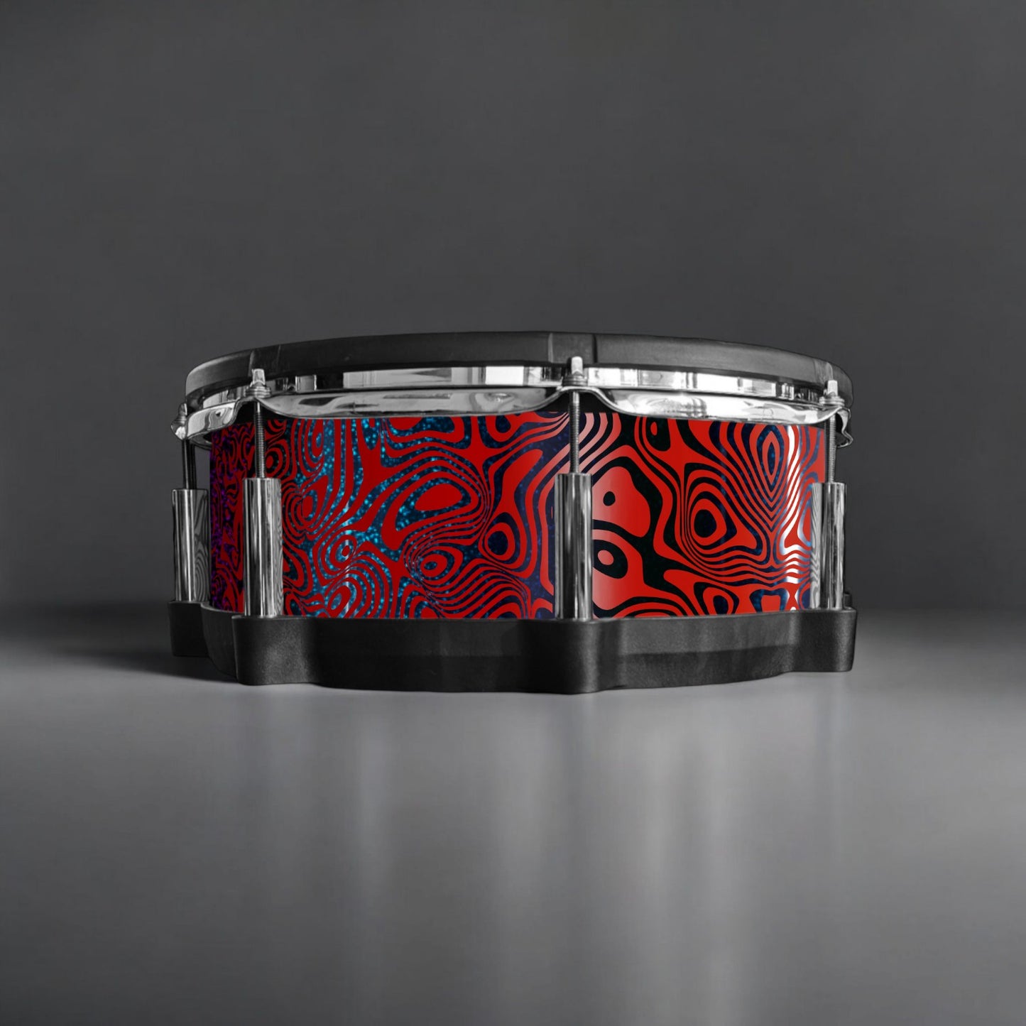 Psychedelic Swirl Drum Wrap