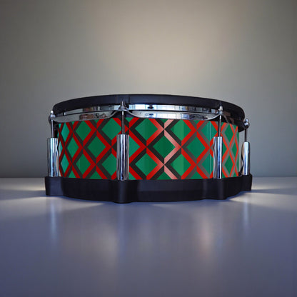 3D Tile Drum Wrap (Black Base)