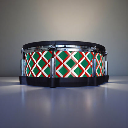 3D Tile Drum Wrap (White Base)