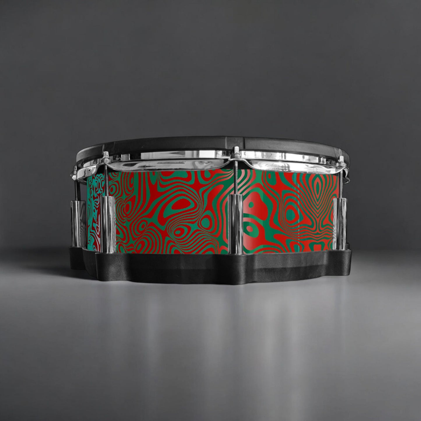 Psychedelic Swirl Drum Wrap