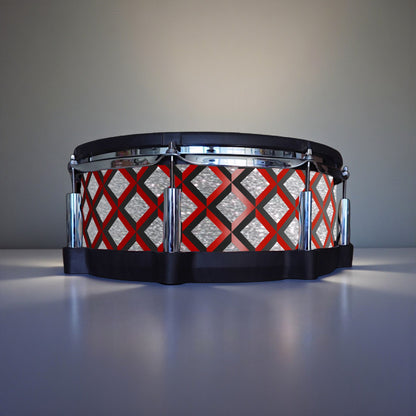 3D Tile Drum Wrap (Black Base)