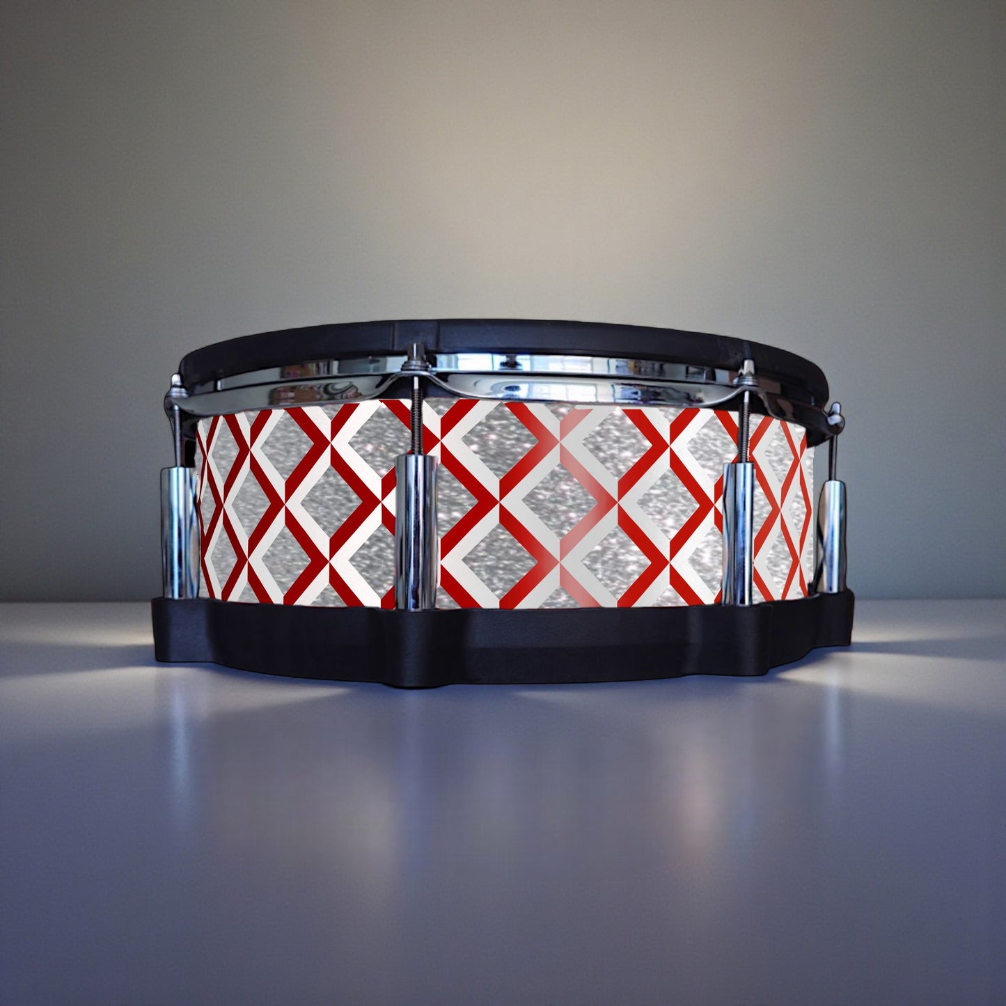 3D Tile Drum Wrap (White Base)
