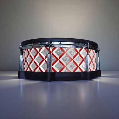 3D Tile Drum Wrap (White Base)