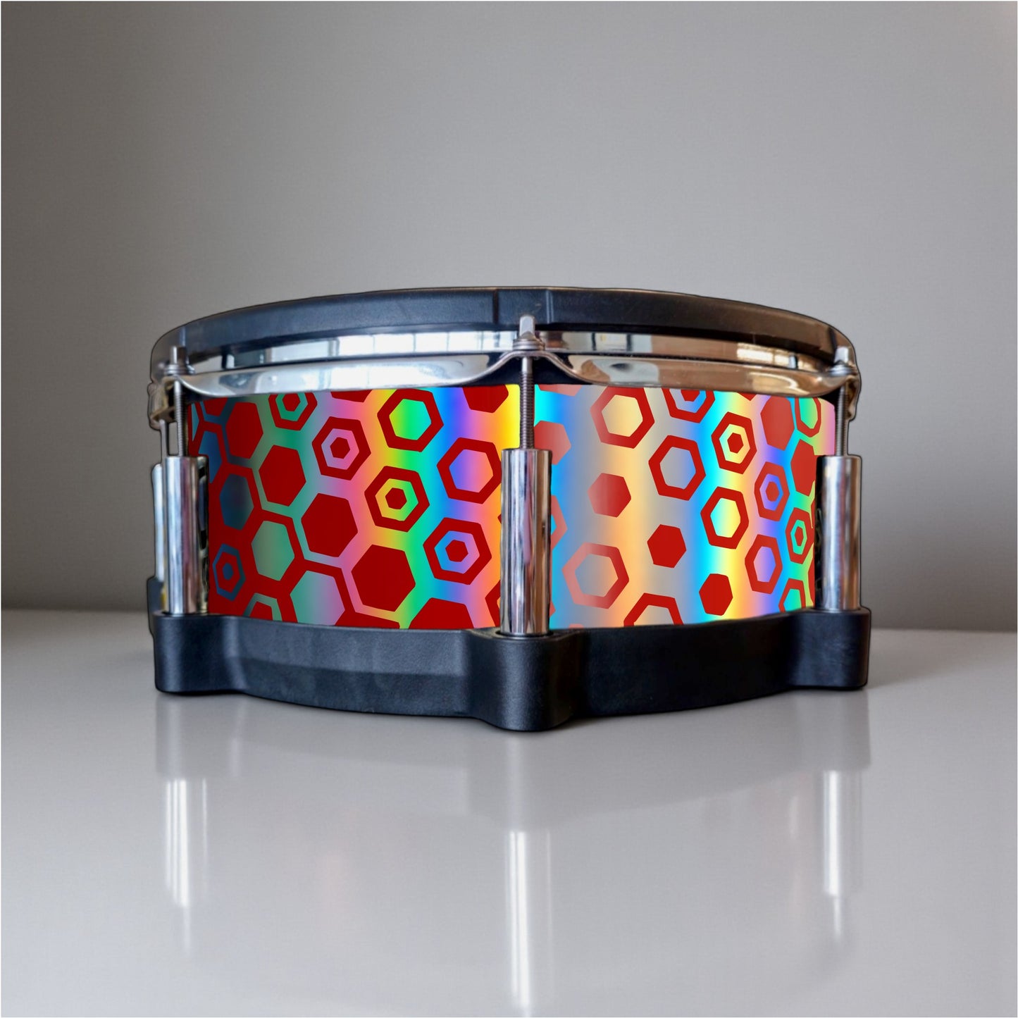 Hexagonal Fade Drum Wrap