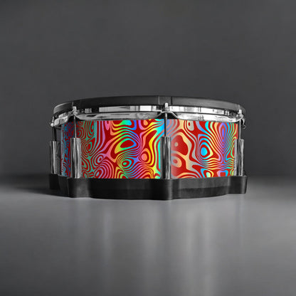 Psychedelic Swirl Drum Wrap