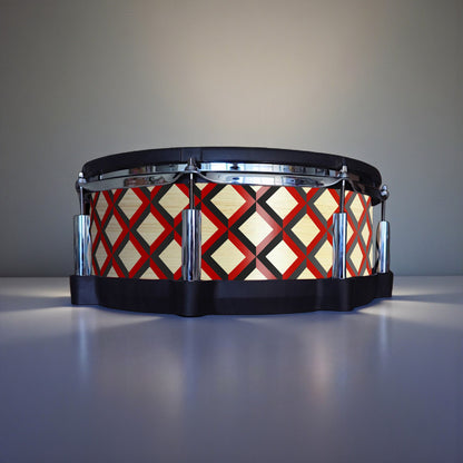 3D Tile Drum Wrap (Black Base)