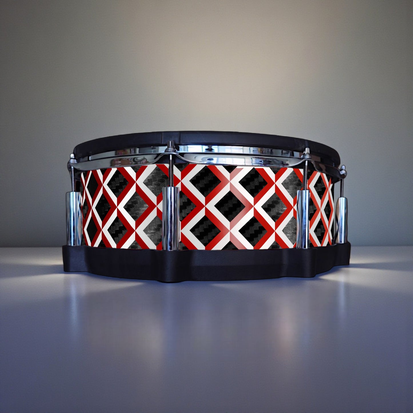 3D Tile Drum Wrap (White Base)