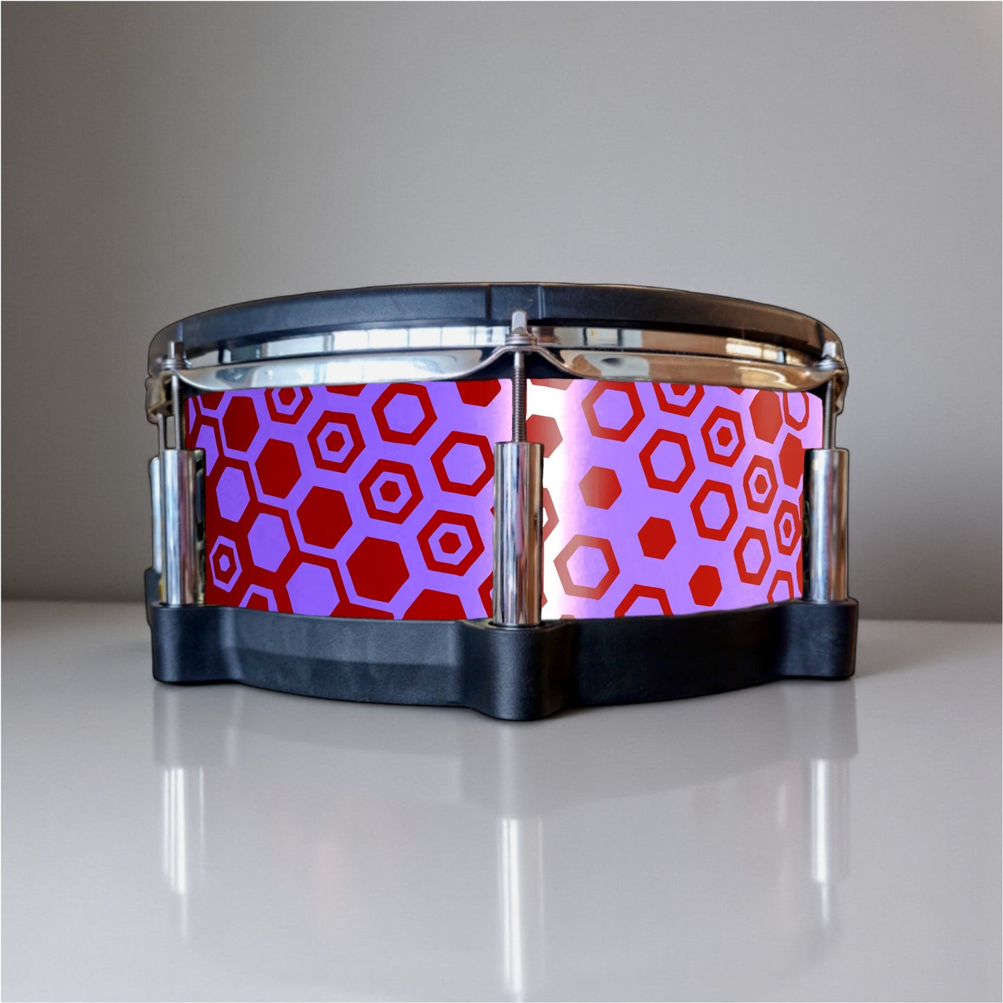Hexagonal Fade Drum Wrap