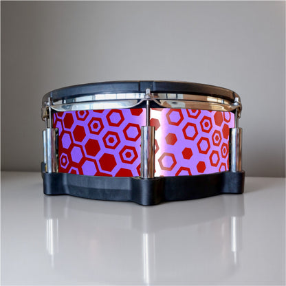 Hexagonal Fade Drum Wrap