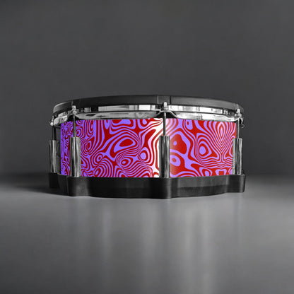 Psychedelic Swirl Drum Wrap