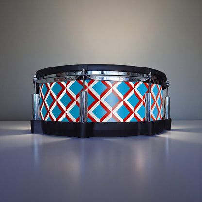 3D Tile Drum Wrap (White Base)