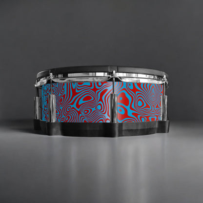 Psychedelic Swirl Drum Wrap
