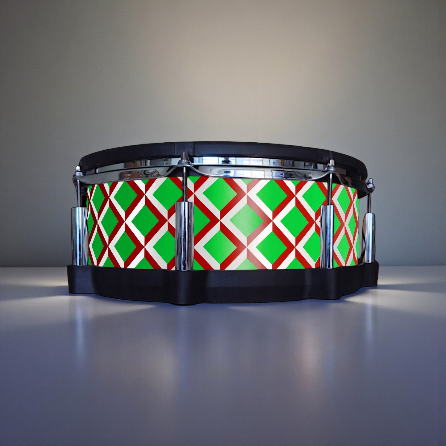 3D Tile Drum Wrap (White Base)