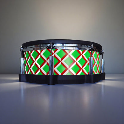 3D Tile Drum Wrap (White Base)