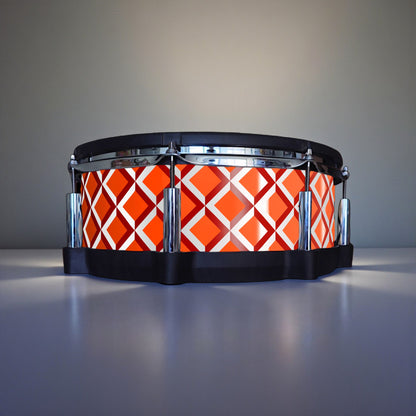 3D Tile Drum Wrap (White Base)