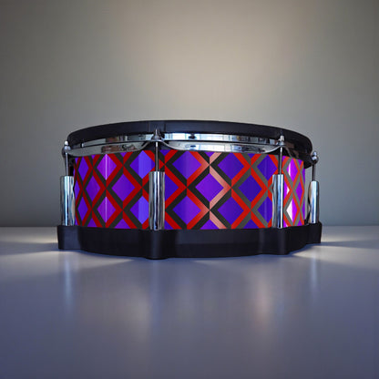 3D Tile Drum Wrap (Black Base)
