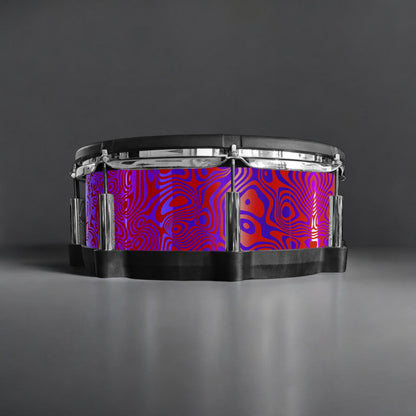 Psychedelic Swirl Drum Wrap