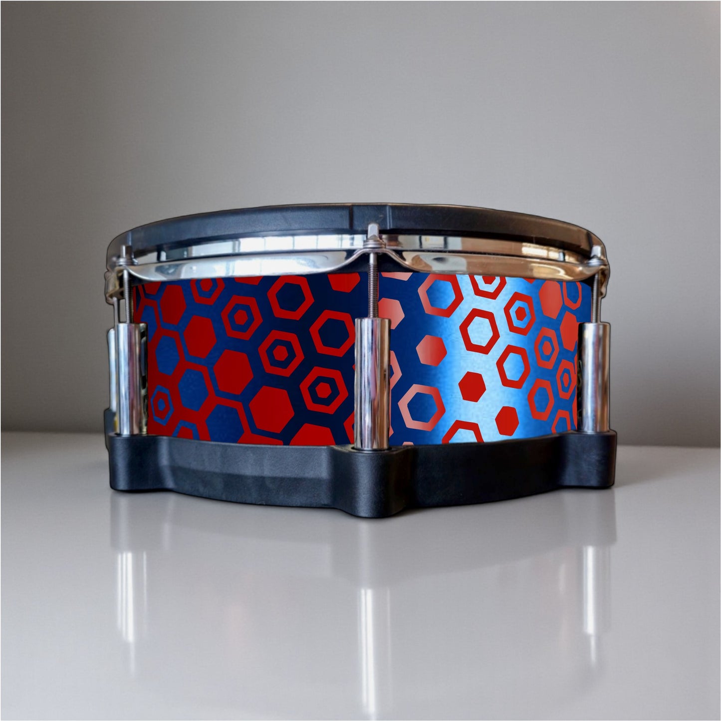 Hexagonal Fade Drum Wrap