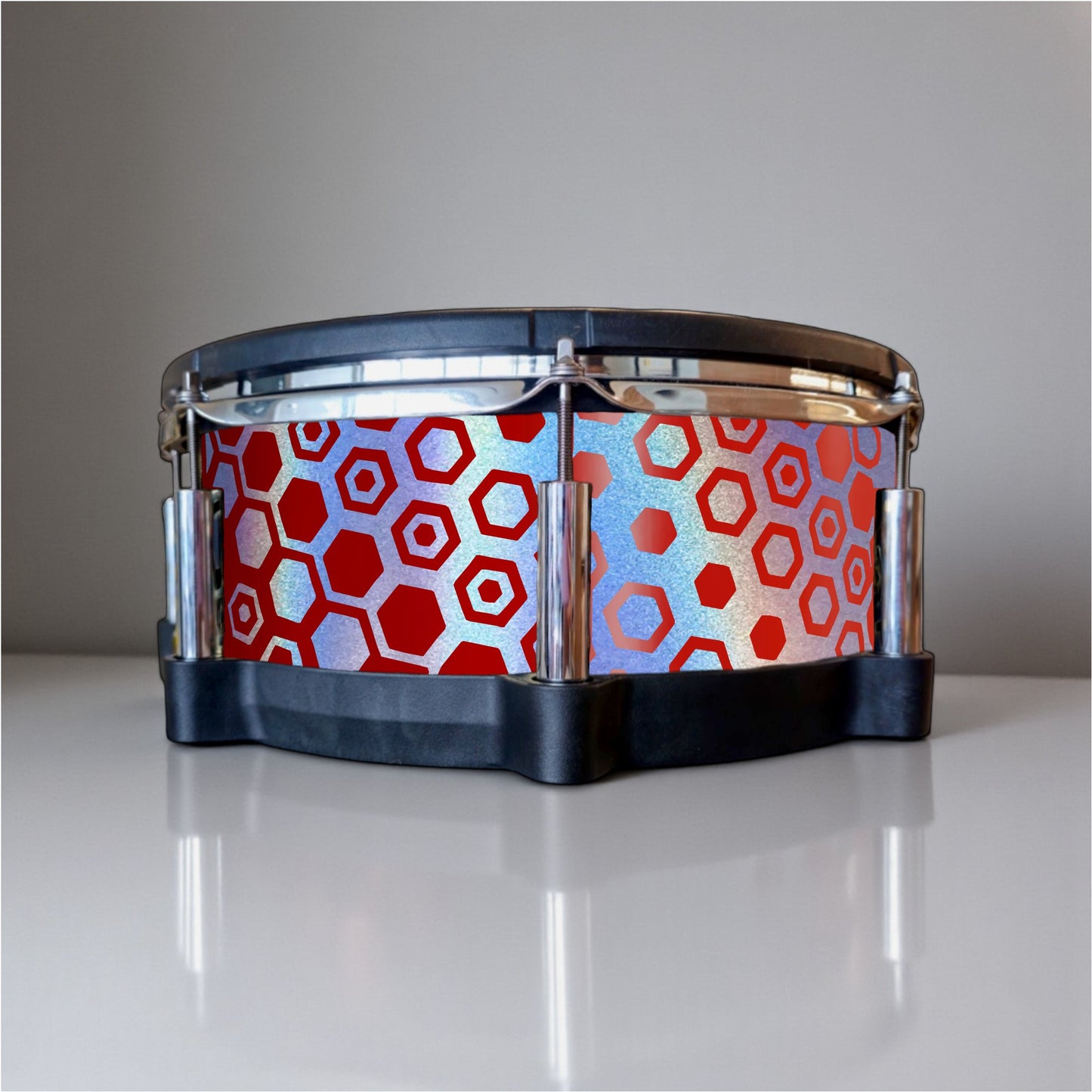 Hexagonal Fade Drum Wrap